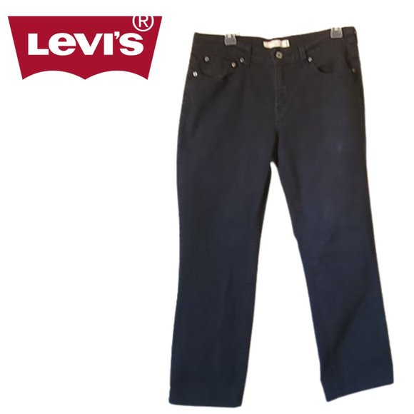 Levi's Denim - Levi's Black 505 Straight Leg Women Jeans, SZ 10P, Good Shape